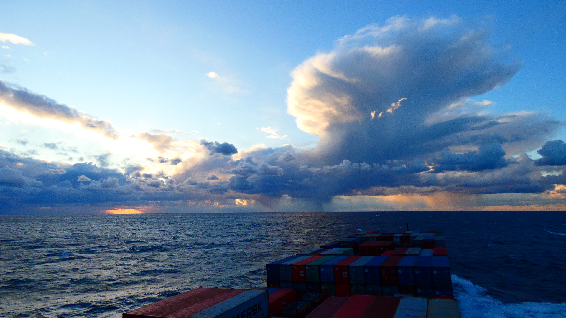 Rain sun clouds in the MED.JPG